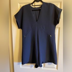Zara Romper - Navy blue. Never worn. Size Medium.